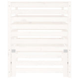 Compostbak 82,5X82,5X99,5 Cm Massief Grenenhout Wit