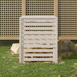 Compostbak 63,5X63,5X77,5 Cm Massief Grenenhout Grijs