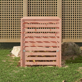 Compostbak 63,5X63,5X77,5 Cm Massief Grenenhout Grijs