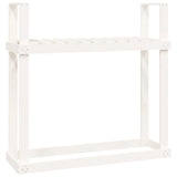 Haardhoutrek 110X35X108,5 Cm Massief Grenenhout Wit