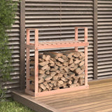 Haardhoutrek 110X35X108,5 Cm Massief Grenenhout Wit