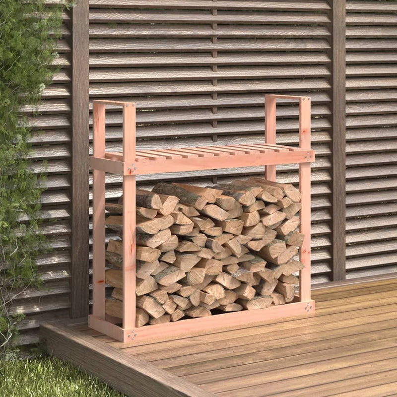 Haardhoutrek 110X35X108,5 Cm Massief Grenenhout Wit