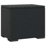 Hocker Met Kussen 40X30X40 Cm Poly Rattan