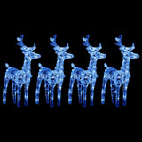 Kerstrendieren 80 Led's Acryl
