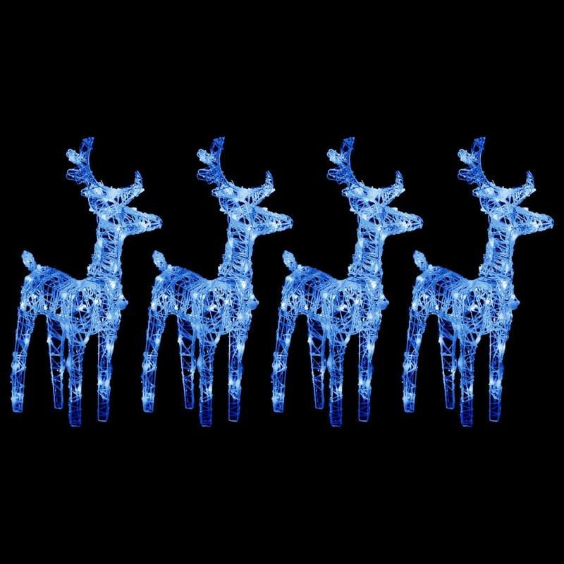 Kerstrendieren 80 Led's Acryl