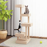 Kattenmeubel 45,5X49X103 Cm Massief Grenenhout