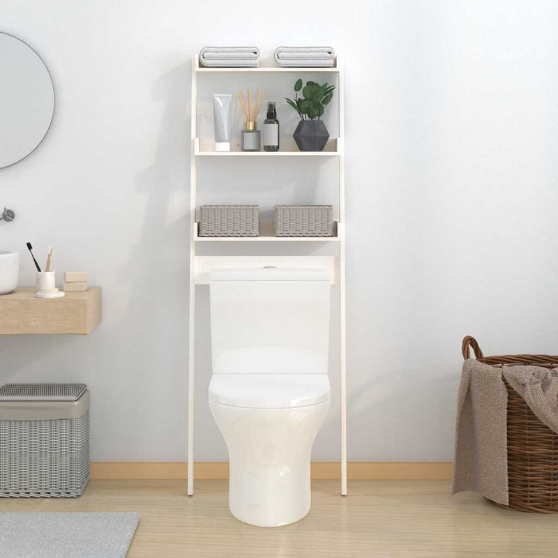 Toiletrek 63,5X32X179 Cm Massief Grenenhout