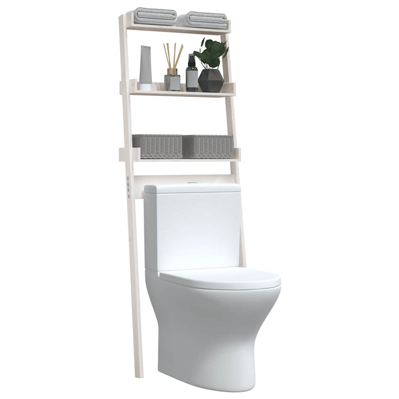 Toiletrek 63,5X32X179 Cm Massief Grenenhout