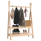 Kledingrek 100X45,5X150 Cm Massief Grenenhout