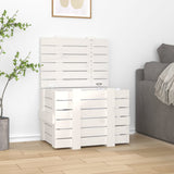 Opbergbox 91X40,5X42 Cm Massief Grenenhout