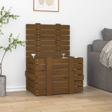 Opbergbox 91X40,5X42 Cm Massief Grenenhout
