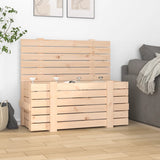 Opbergbox 91X40,5X42 Cm Massief Grenenhout
