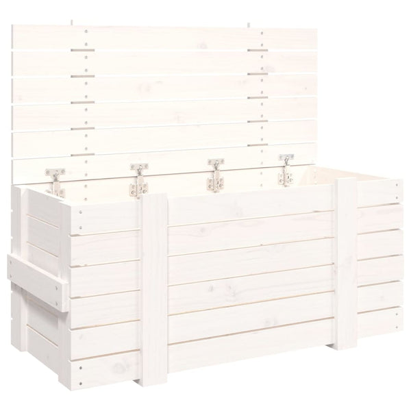 Opbergbox 91X40,5X42 Cm Massief Grenenhout