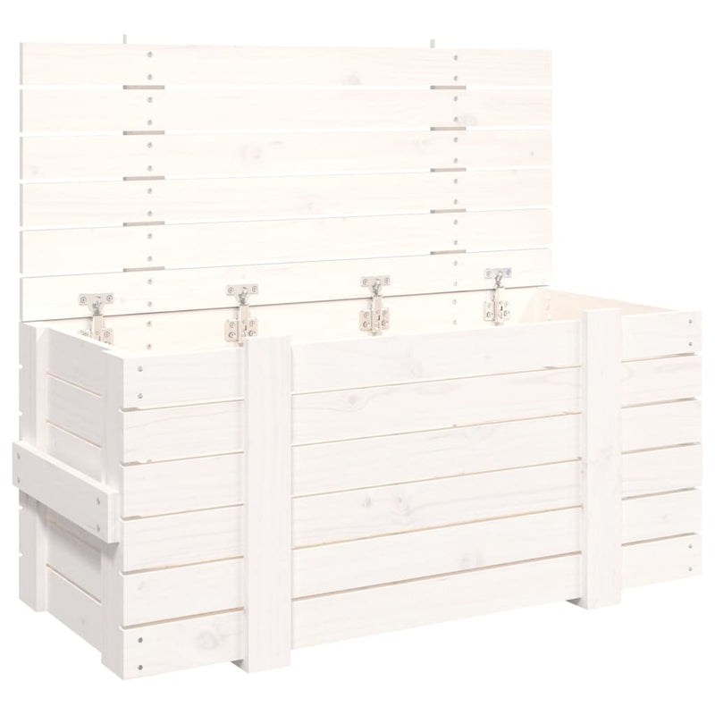 Opbergbox 91X40,5X42 Cm Massief Grenenhout
