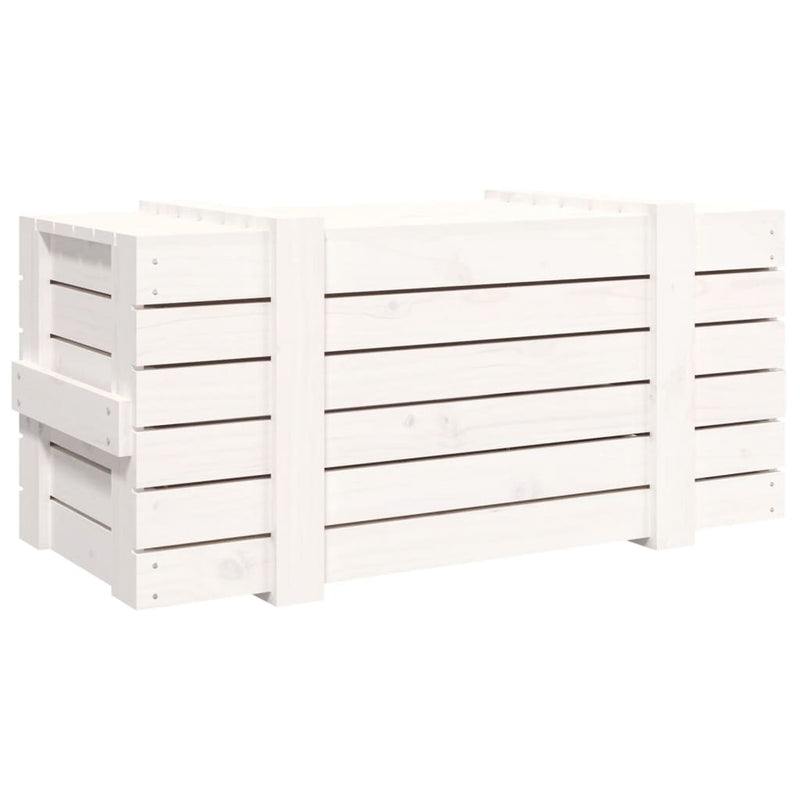 Opbergbox 91X40,5X42 Cm Massief Grenenhout