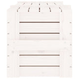 Opbergbox 91X40,5X42 Cm Massief Grenenhout