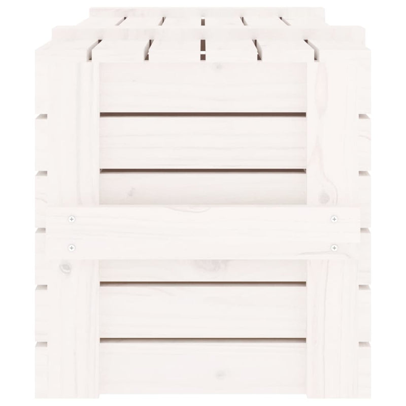 Opbergbox 91X40,5X42 Cm Massief Grenenhout