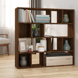 Boekenkast/Kamerscherm 105X24X102 Cm Artisanaal Eikenkleur