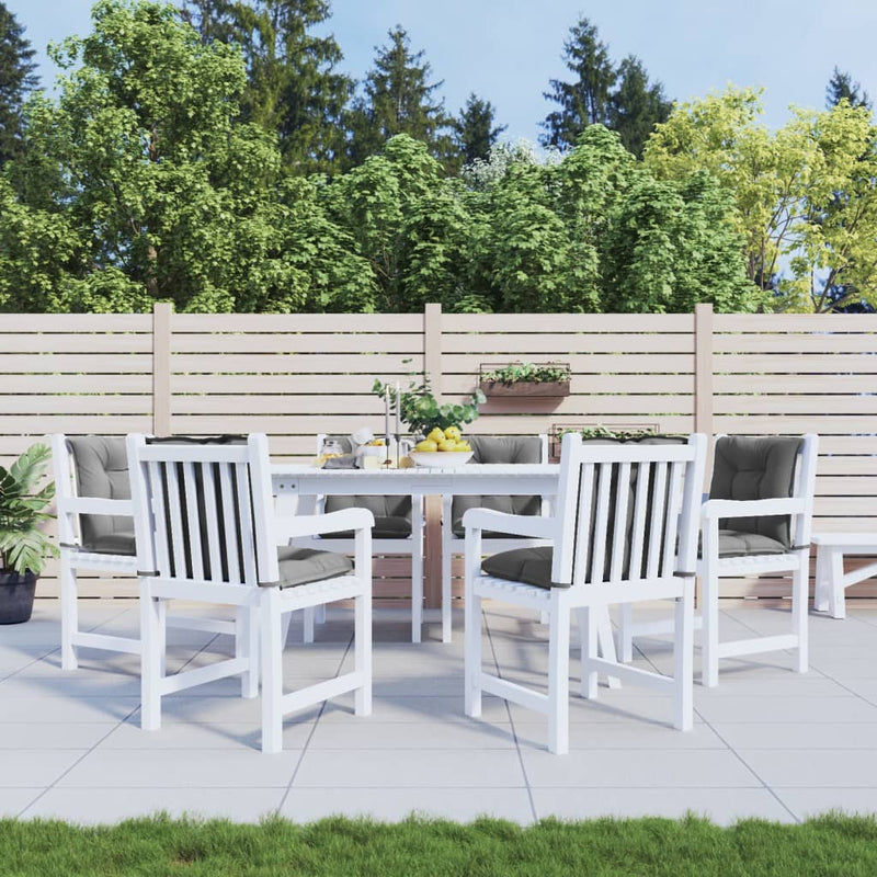 Tuinstoelkussens Lage Rug Geruit 100X50X7 Cm Stof Rood