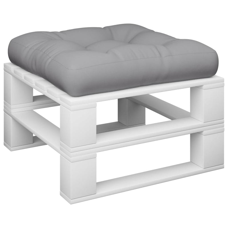 Palletkussen Stof Grijs