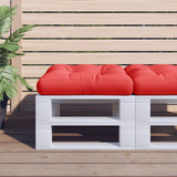 Palletkussen Stof Rood