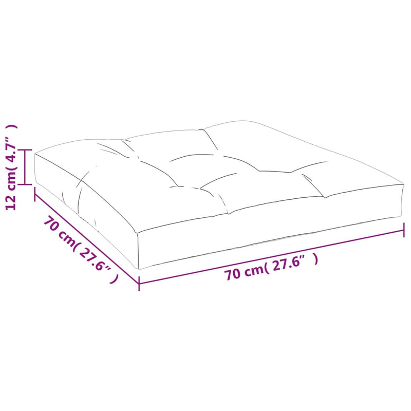 Palletkussen Bladpatroon