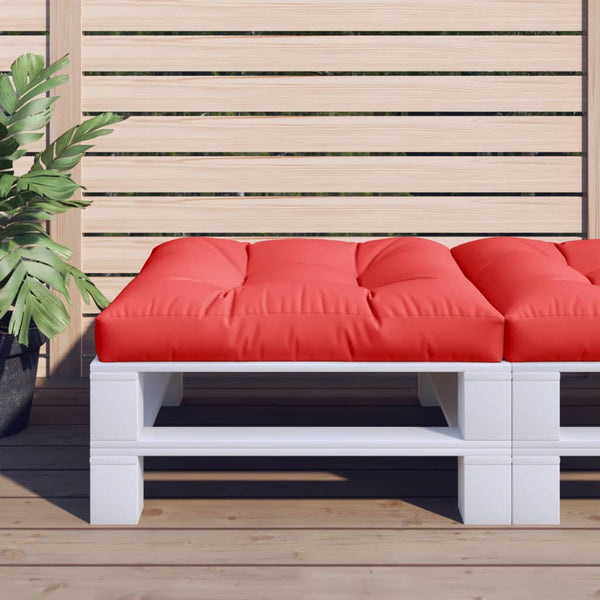 Palletkussen Stof Rood