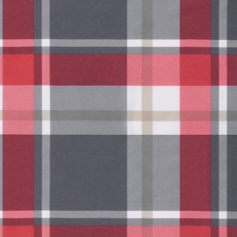Palletkussen Stof Ruitpatroon Rood Rood Ruitpatroon