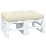 Palletkussen Stof Kleurig Crème