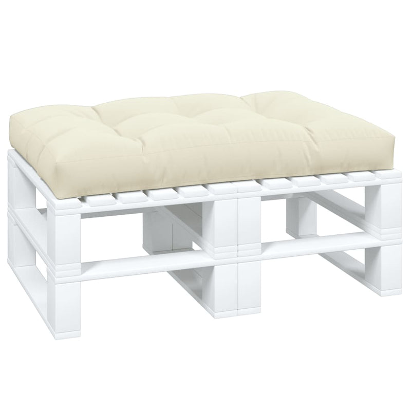 Palletkussen Stof Kleurig Crème