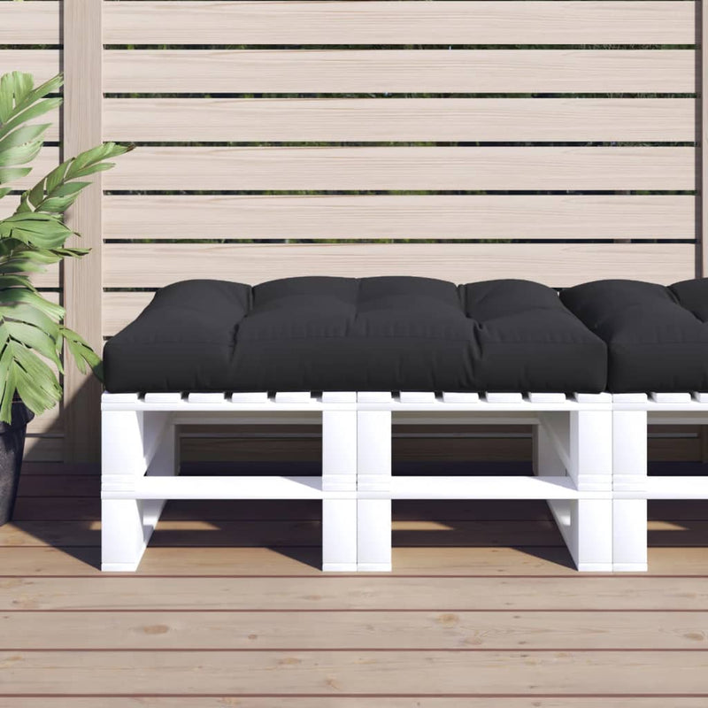 Palletkussen Stof Zwart