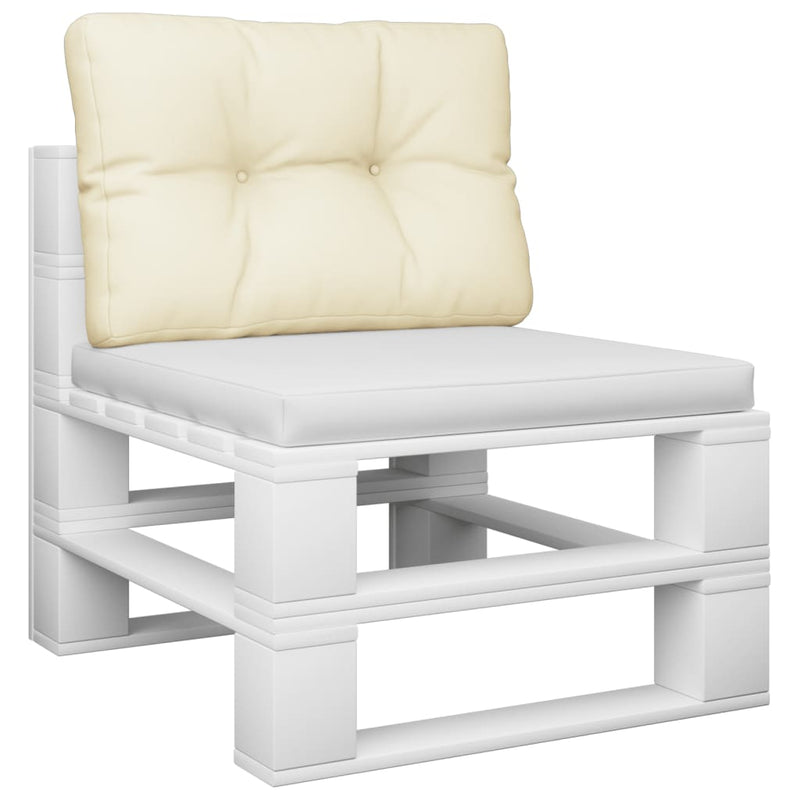 Palletkussen Stof Kleurig Crème