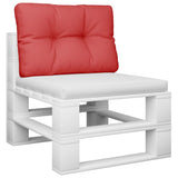 Palletkussen Stof Rood