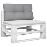 Palletkussen Stof Grijs
