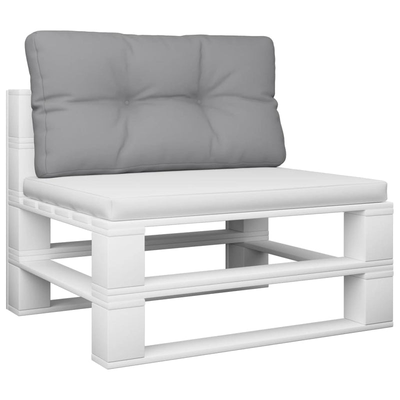 Palletkussen Stof Grijs