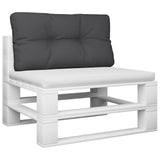 Palletkussen Stof Zwart