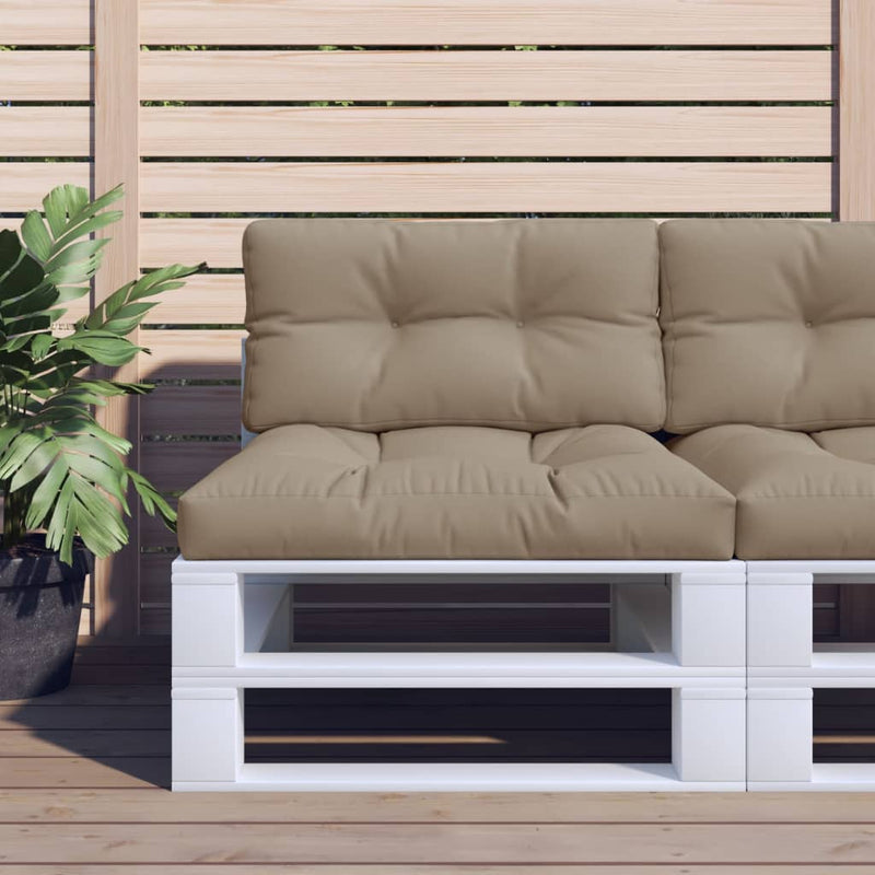 Palletkussen Stof Taupe