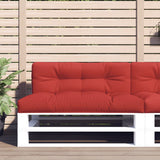 Palletkussen Stof Rood