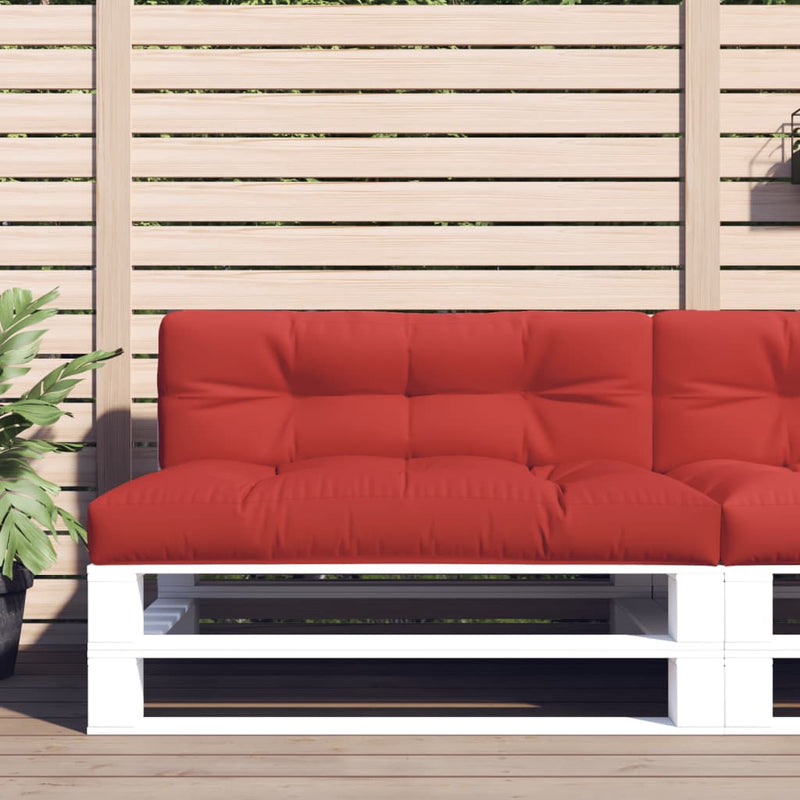 Palletkussen Stof Rood