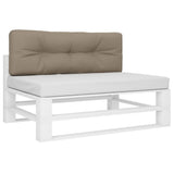 Palletkussen Stof Taupe