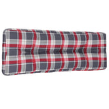 Palletkussen Stof Ruitpatroon Rood Rood Ruitpatroon