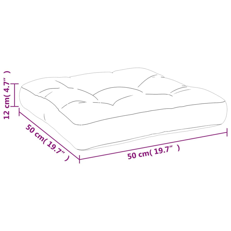 Palletkussens 2 St Stof