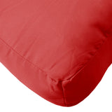 Palletkussens 2 St Stof Rood
