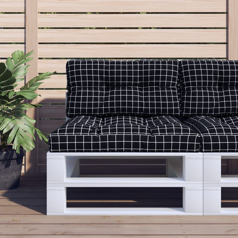 Palletkussens 2 St Stof