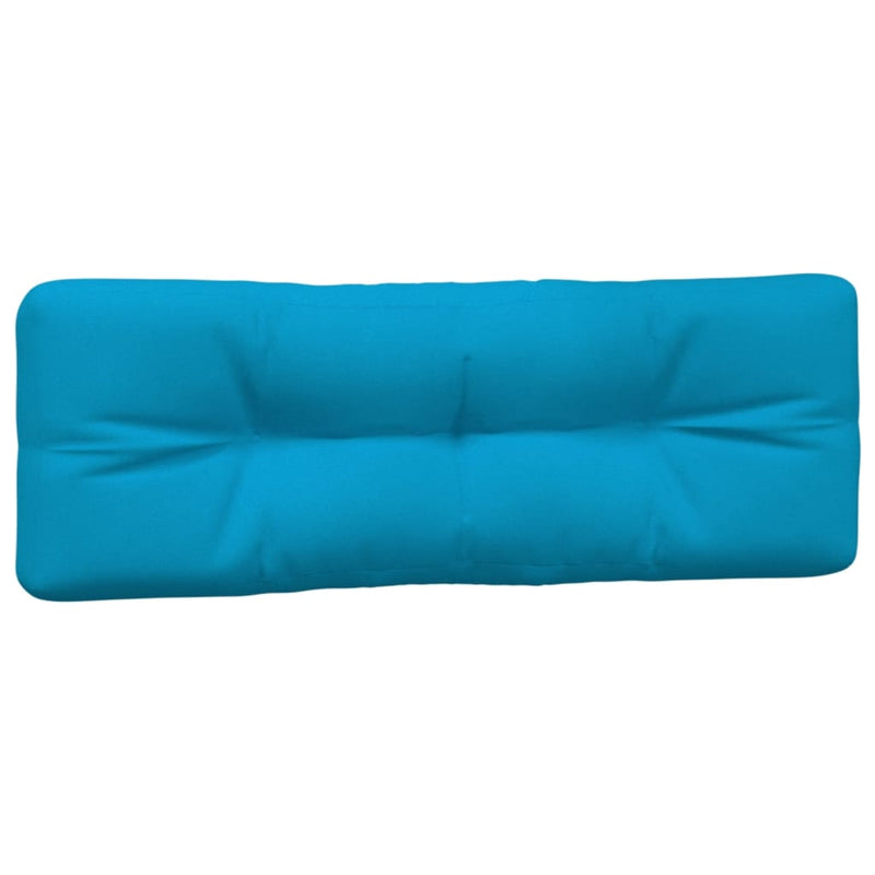Palletkussens 2 St Stof Licht Blauw