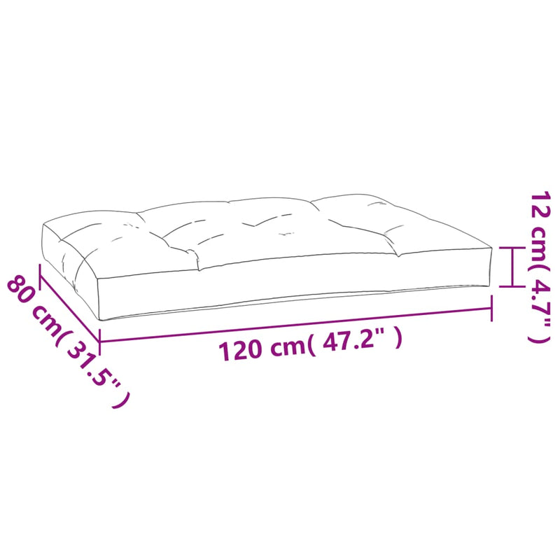 Palletkussens 5 St Stof