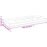 Palletkussens 2 St Stof
