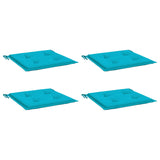 Tuinstoelkussens 40X40X4 Cm Stof Turquoise