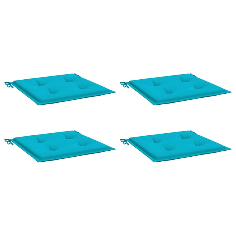 Tuinstoelkussens 40X40X4 Cm Stof Turquoise