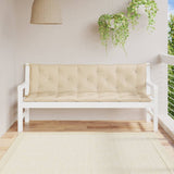 Tuinbankkussens Oxford Stof Wit